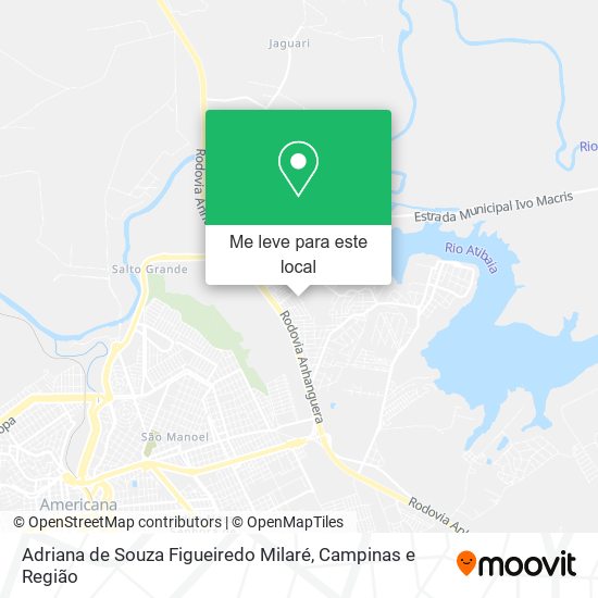 Adriana de Souza Figueiredo Milaré mapa