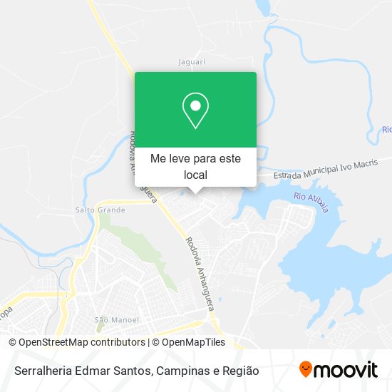Serralheria Edmar Santos mapa