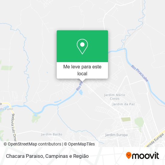 Chacara Paraiso mapa