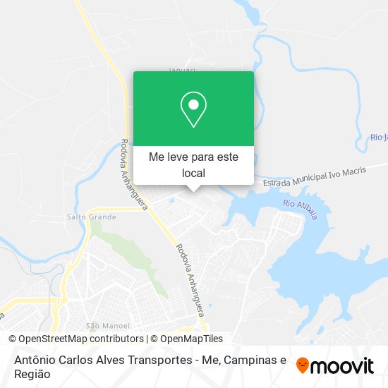 Antônio Carlos Alves Transportes - Me mapa