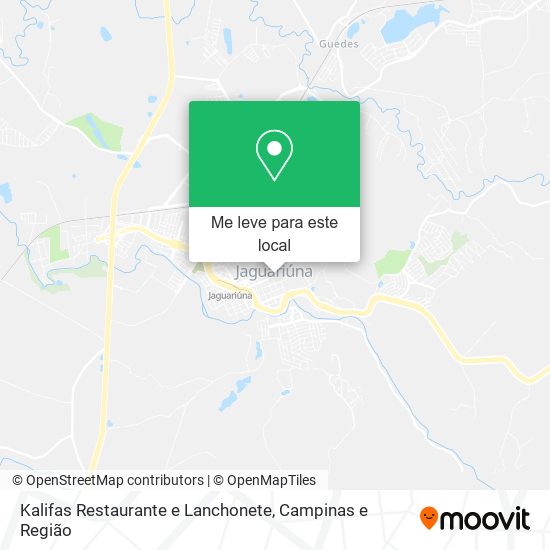 Kalifas Restaurante e Lanchonete mapa