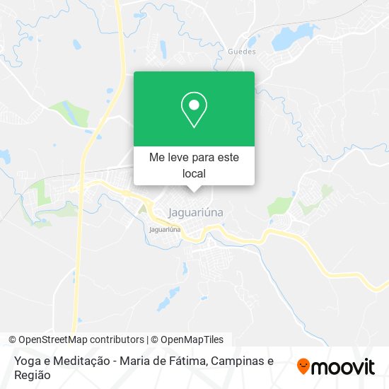 Yoga e Meditação - Maria de Fátima mapa
