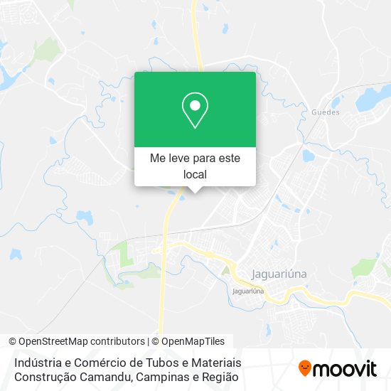 Indústria e Comércio de Tubos e Materiais Construção Camandu mapa