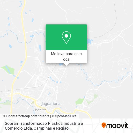 Sopran Transformacao Plastica Indústria e Comércio Ltda mapa
