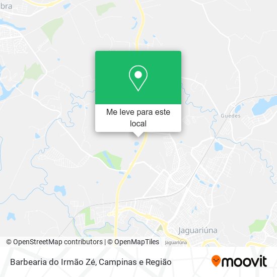 Barbearia do Irmão Zé mapa