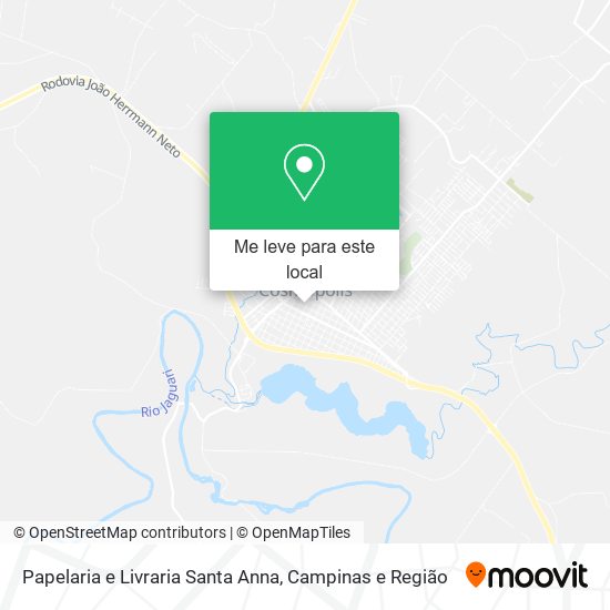 Papelaria e Livraria Santa Anna mapa