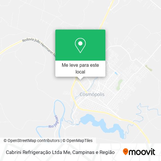 Cabrini Refrigeração Ltda Me mapa