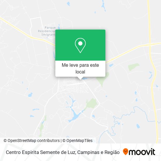 Centro Espirita Semente de Luz mapa