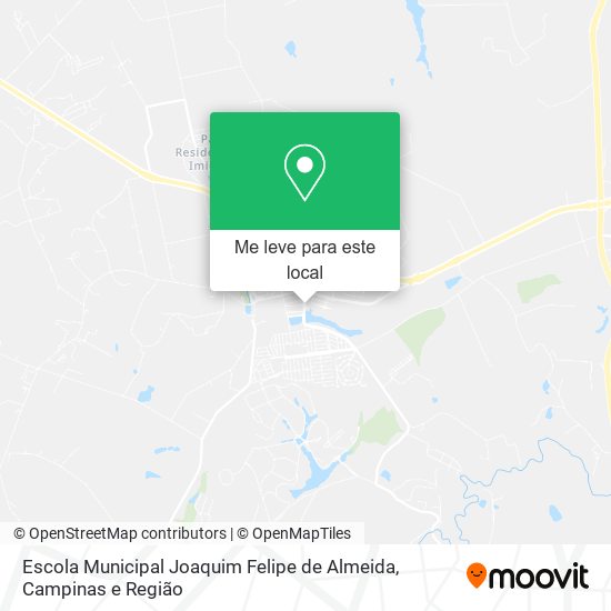 Escola Municipal Joaquim Felipe de Almeida mapa