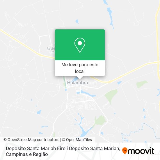 Deposito Santa Mariah Eireli Deposito Santa Mariah mapa