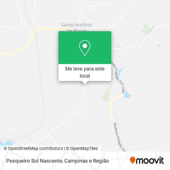 Pesqueiro Sol Nascente mapa