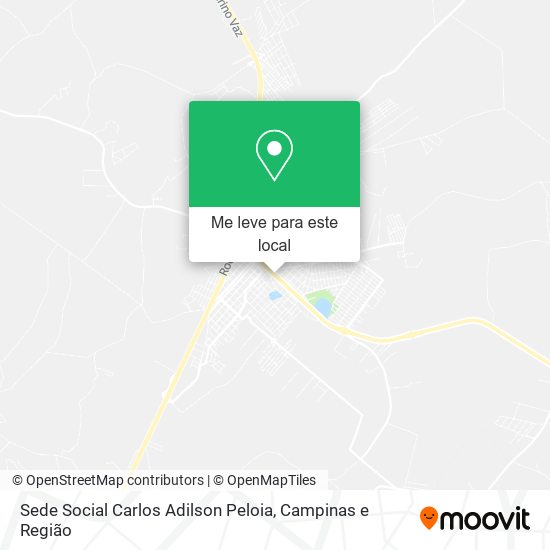 Sede Social Carlos Adilson Peloia mapa