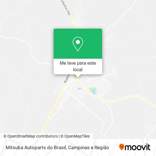 Mitsuba Autoparts do Brasil mapa