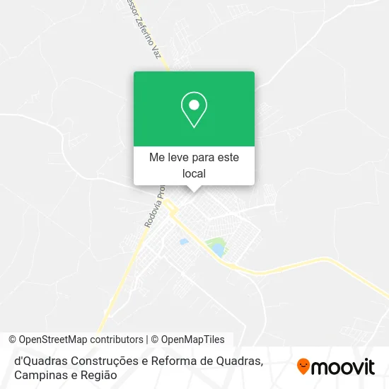 d'Quadras Construções e Reforma de Quadras mapa