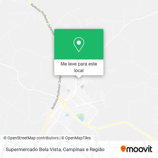 Supermercado Bela Vista mapa