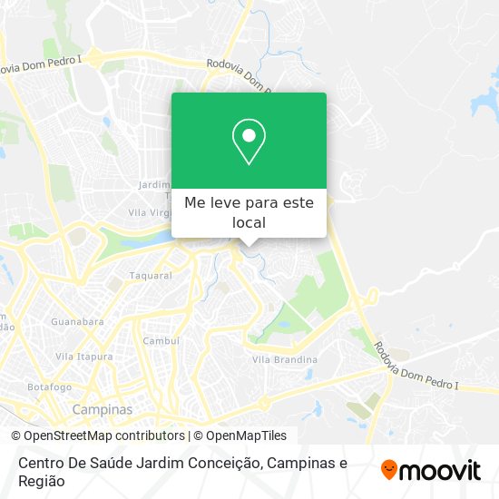 Centro De Saúde Jardim Conceição mapa