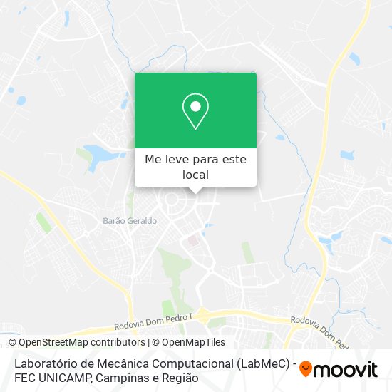 Laboratório de Mecânica Computacional (LabMeC) - FEC UNICAMP mapa