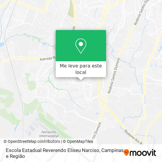 Escola Estadual Reverendo Eliseu Narciso mapa