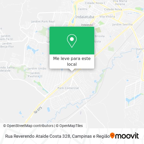 Rua Reverendo Ataíde Costa 328 mapa