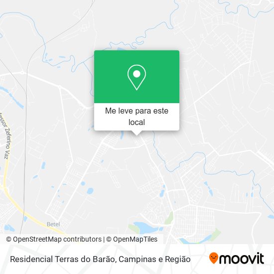 Residencial Terras do Barão mapa