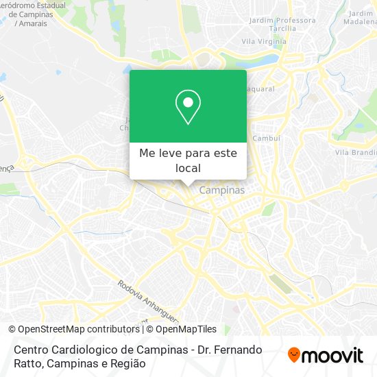 Centro Cardiologico de Campinas - Dr. Fernando Ratto mapa