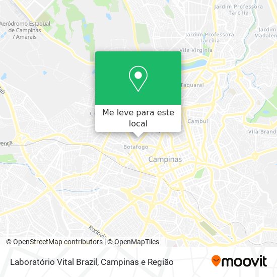 Laboratório Vital Brazil mapa