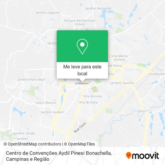 Centro de Convenções Aydil Pinesi Bonachella mapa