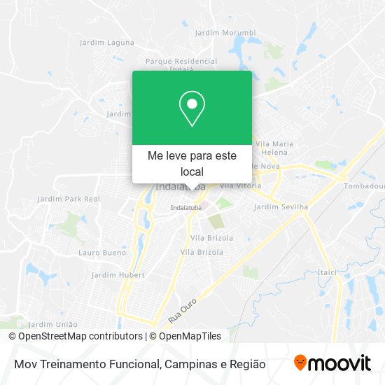 Mov Treinamento Funcional mapa