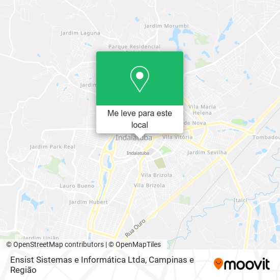 Ensist Sistemas e Informática Ltda mapa