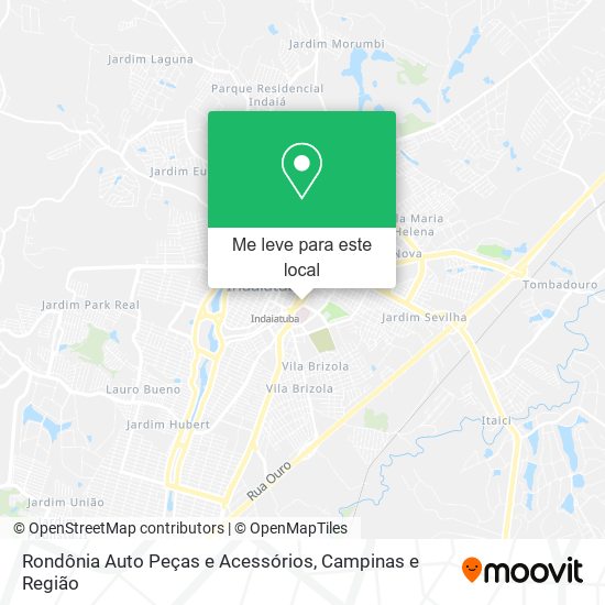 Rondônia Auto Peças e Acessórios mapa