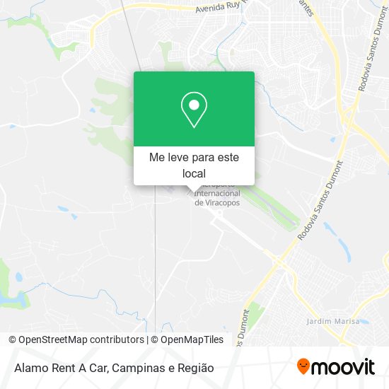 Alamo Rent A Car mapa