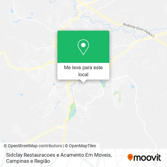 Sidclay Restauracoes e Acamento Em Moveis mapa