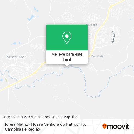 Igreja Matriz - Nossa Senhora do Patrocínio mapa