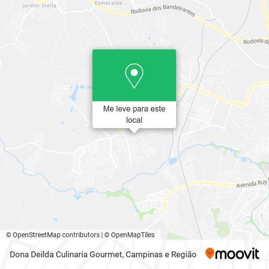 Dona Deilda Culinaria Gourmet mapa