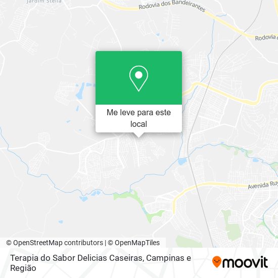 Terapia do Sabor Delicias Caseiras mapa