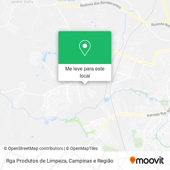 Rga Produtos de Limpeza mapa