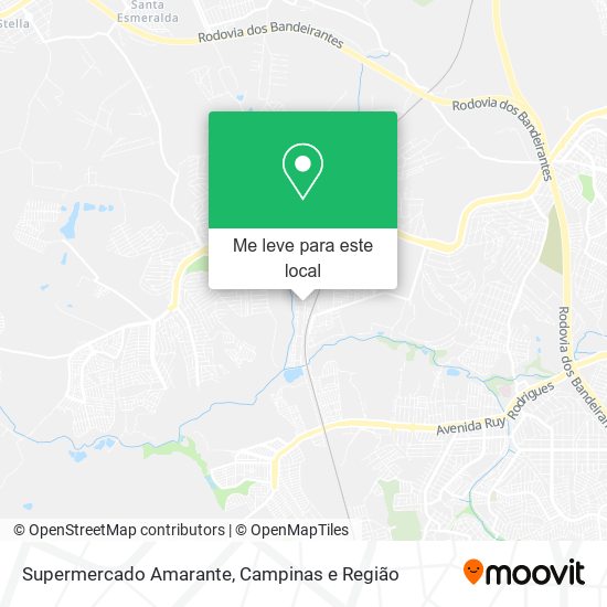 Supermercado Amarante mapa