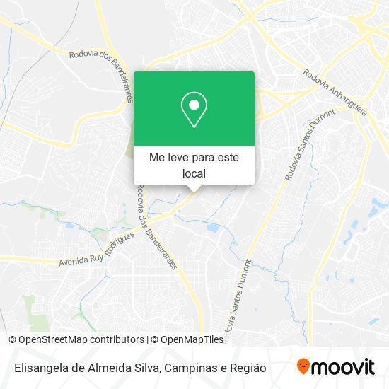 Elisangela de Almeida Silva mapa