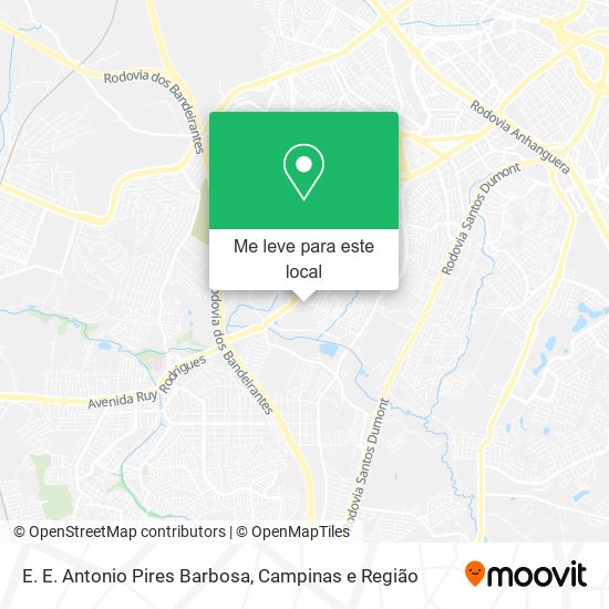 E. E. Antonio Pires Barbosa mapa