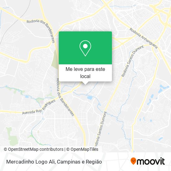 Mercadinho Logo Ali mapa