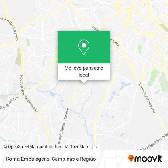 Roma Embalagens mapa