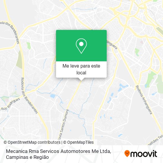 Mecanica Rma Servicos Automotores Me Ltda mapa