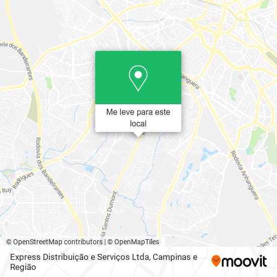 Express Distribuição e Serviços Ltda mapa