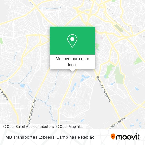 MB Transportes Express mapa