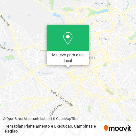 Temaplan Planejamento e Execucao mapa
