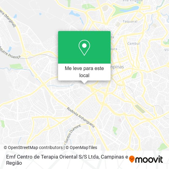 Emf Centro de Terapia Oriental S / S Ltda mapa