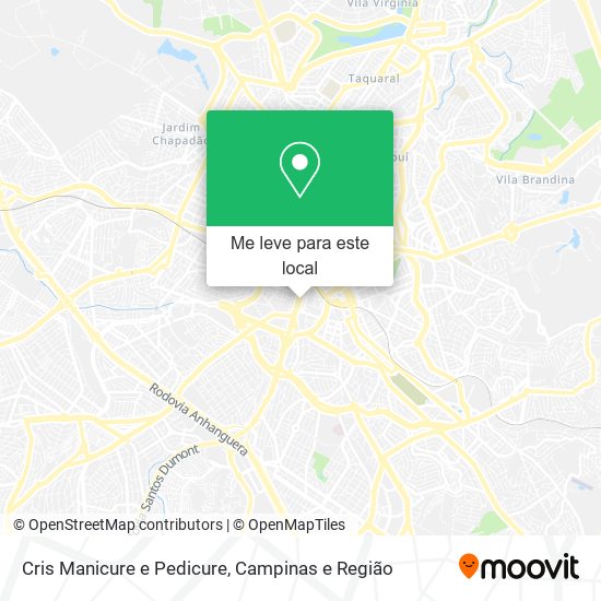 Cris Manicure e Pedicure mapa
