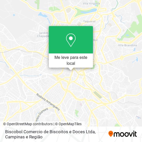 Biscobol Comercio de Biscoitos e Doces Ltda mapa