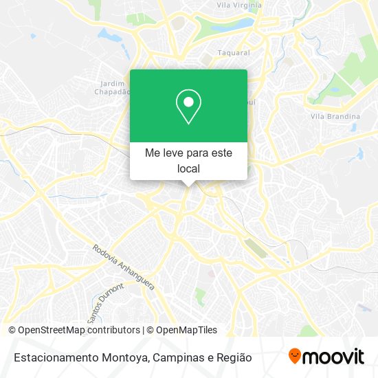 Estacionamento Montoya mapa