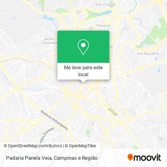 Padaria Panela Veia mapa